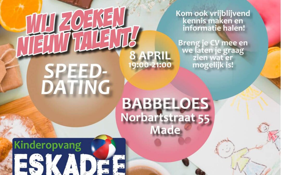 Speed-dating bij Kinderopvang Eskadee