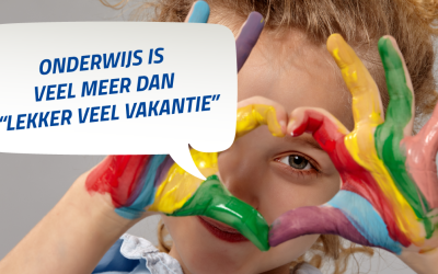 Onderwijs is veel meer dan “lekker veel vakantie”