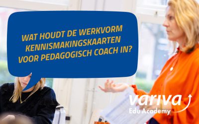 Pedagogisch Coach – kennismakingskaarten  