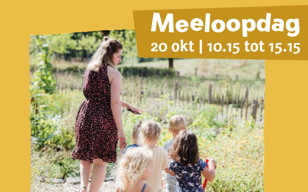 20 oktober Meeloopdag Kinderopvang Bzzzonder